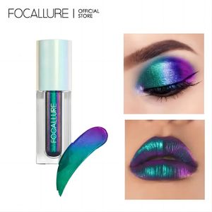 FOCALLURE Glitzernder flüssiger Lidschatten, wasserfest, langlebig, vielseitig einsetzbar, Chamäleon-Diamant, leichter Lidschatten-Liner, Make-up-Kosmetik 240220