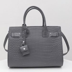 Kadın çanta çanta bayan bayan çapraz gövde çantaları büyük kapasiteli paket moda yeni stil yüksek kaliteli orijinal deri timsah bayanlar267f