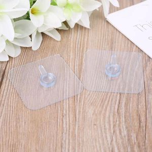Hooks 5Pcs Nail Free Po Frame Painting Picture Poster Clock Wall Sticker Hook Seamless Strong Suction Cup Home Accessories