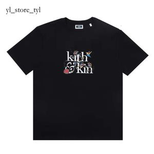 Camiseta Kith X New York Camiseta masculina fashion de alta qualidade Camisetas de treino para homens Camisetas grandes 100% algodão Camisetas Kith Vintage manga curta 5352