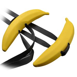 Attrezzatura Banana Corno di bue Manubri da palestra Maniglia per barra per bilanciere Sollevamento pesi Pull up Anello per impugnatura Pinze per allenamento per la forza