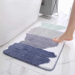 Tapetes de banho área interna tapete para cozinha piso banheiro tapetes vintage macio e absorvente microfibra tapete de banho antiderrapante