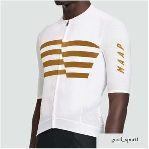 MAAP Cycling Shirts Tops Tops 벡터 프로 에어 저지 가벼운 통기성 이탈리아 직물 팀 레이스 남성 Camiseta Ciclismo Drop 771