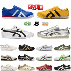 Designer di marca di lusso OG scarpe da corsa tigre Messico 66 atletico da uomo da donna giallo nero Navy Gum Sail Verde Beige rosso Argento piattaforma Scarpe da ginnastica Sneakers 36-44