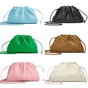 1 1 borse a tracolla firmate da donna Luxurys vera pelle hobo pochette tote intrecciata Mini borsa a marsupio mens viaggio tessuto nuvola tracolla cosmetica pochette borsa a tracolla moda