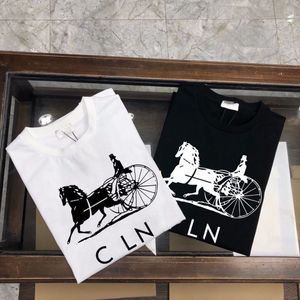 Yaz Erkekler Tasarımcı T-Shirt Sıradan Erkekler Kadın T-Shirt Alfabe Baskı Kısa Kollu Üst Satış Lüks Top Giyim S-5XL 115