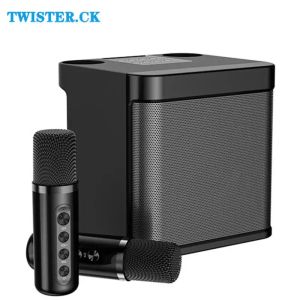 Alto-falantes nova alta potência sem fio microfone portátil bluetooth som ao ar livre festa de família karaoke subwoofer boom box caixa de som ys203