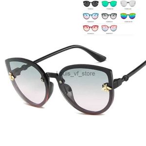 Óculos de sol MAYTEN Moda Bonito Óculos de Sol para Menino Menina Crianças Óculos de Sol Cat Eye Bee Shape 2023 UV400 Proteção Clássico Crianças Eyewear H24223