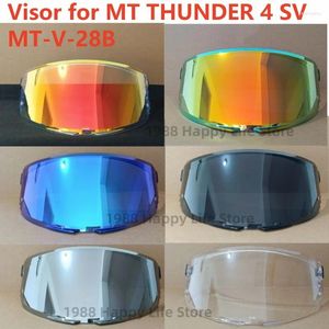 Kaski motocyklowe Hełm Tarcza Visor dla MT Thunder 4 SV MT-V-28B OBŁOTY KLASY GOGLES KIĘ KOMPARTALNOŚCI MOTO MOTO