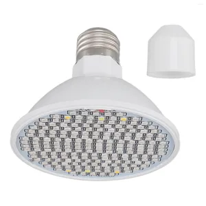 Grow Lights Full Spectrum 8W inomhus Plant Lamp glödlampa 200 LED -värmeavledningslampa för hem växthus 110 till