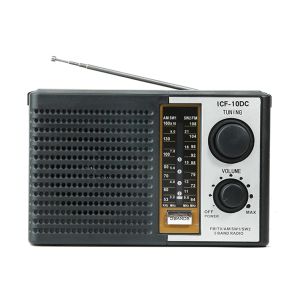 Radio Portable tranzystor radia AM FM Radio Bateria obsługiwana stereo radiowa AC zasilana dużym głośnikiem AM/FM/TV/SW1/SW2 dla seniorów i domu