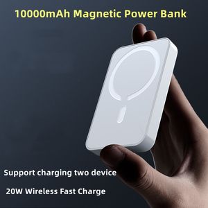 10000mAh Magnetic Power Bank Battery Pack Fast Charging For iPhone Huawei Xiaomi Smartphones Portable power bank Wireless Charge Powerbank
