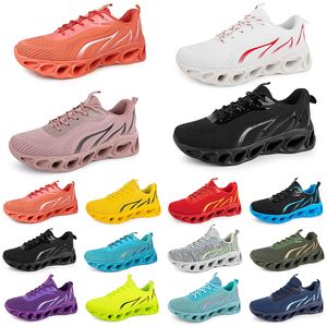 men women running shoes fashion trainer triple black white red yellow purple green blue peach teal purple light pink fuchsia breathable sports sneakers twelve GAI