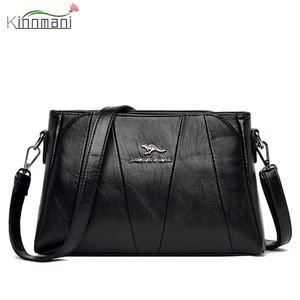 Borsa quadrata piccola semplice da donna in pelle PU di alta qualità Borsa a tracolla casual retrò di design da donna Borse diagonali in tinta unita