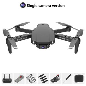 Drönare NYR E99 Pro2 RC Mini Drones 4K 1080p 720p Dual Camera WiFi FPV Aerial Photography Helicopter Foldbar Quadcopter Dron Toys