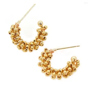 Dangle Earrings Go2Boho Enamel Golden Plated Earring Eye Women Fashion Style Eardrop Round Ear Jewelry Stainless Steel Girlfriend Gifts