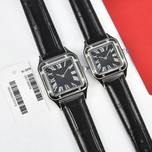 U1 Top-grade AAA Male Clock Men Women Watch Stainless Steel Watch Quartz Mechanical Fashion Business Black Fa ce Montres De Luxe Genuine Leather Strap Wristwatch J744