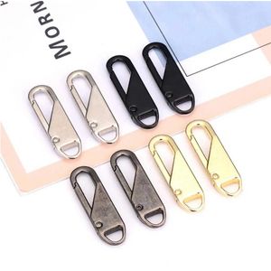 10 Pcs Zipper Slider Puller Instant Zipper Repair Bag Replacement Bad Buckle Travel Bag Suitcase Zipper Head DIY Sewing Craft