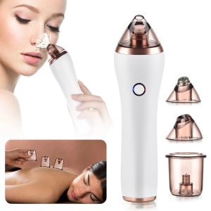 Scrubbers Facial Skin Cupping Blackhead Vacuum Removal Skin Care Electric Pore Cleaner Pimple Remover Acne Suction Spot Cleanser Remover