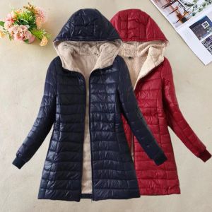 Jacken Damen Mantel Gemütliche Herbst Winter Mittellange Jacke Freizeitkleidung Winterjacke Damen Wollmantel Herbstkleidung für Outdoor