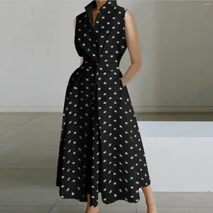 Casual Dresses Elegant Party for Women 2024 Office Lady Cloth Class