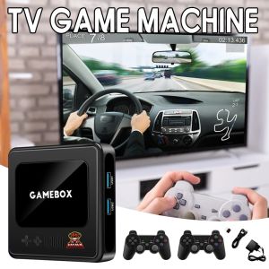 Konsolen 3D 2 Gamepads Game Box Set Leistungsstarker Media Player TV Box Geschenk zum Geburtstag