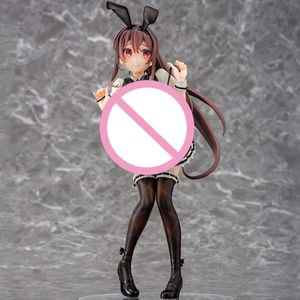 Anime Manga 24cm Nana Bunny Native Progress Rocket 1/6 Busujima Takamaki Japanese Anime PVC Action Figure Toy Game Collectible Model Doll