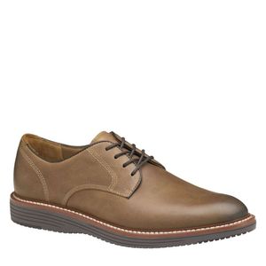 Johnston murphy Mens Upton Flat Shoes Leather Mesh Lining | Memory Foam Cushioning Insole