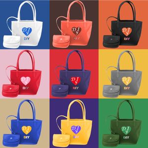 Totes kvinnors shoppingväskor högsta kvalitet väska på ensidig riktig handväska diy gör det själv handgjorda anpassade personlig anpassning A2