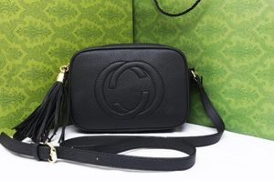 2024 Classic Women Designers Luxurys Bags Leather Handbags Shoulder Bag Tassel Disco Clutch Women Shopping Tote Female purse Handbag Cross Body Handbag