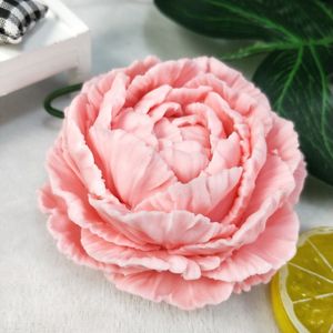 HC0209 PRZY Silicone Mold Peony Flower Molds Peony Flowers Soap Molds Candle Moulds Bouquet Making Clay Resin Rubber 210225308O