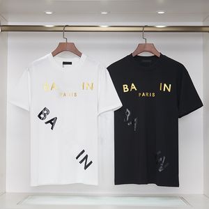 Mais novo designer masculino t-shirt camiseta letras 3d impressas e bordadas masculinas femininas camisetas de algodão casual manga curta streetwear tops camisetas para homens mulheres