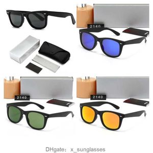 Occhiali da sole rotondi classici Ray Brand Designer UV400 Eyewear Montatura in metallo dorato Occhiali da sole Uomo Donna Specchio Lente in vetro Polaroid con scatola NLTU