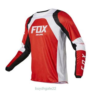 Herrt-shirts Raudax Fox Enduro Motocross Jersey Downhil Mountain Bike DH Shirt MX Motorcykelkläder Ropa för pojkar MTB NZ1C