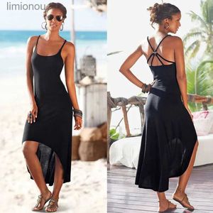 Urban Sexy sukienki Kobiety Sukienka bez rękawów Boho Maxi Długa wieczorna sukienka na plaż
