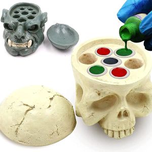 Sensors Hard Resin Make Skull Tattoo Ink Cup Cap Holder Individuality Fashion Holder Tattoo Accessories Supply Free Shipping