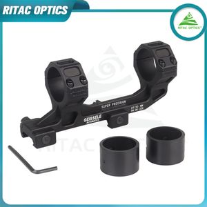 Tactical 25.4mm 30mm rifle scope mount red dot sight base bracket set airsoft airgun double ring hunting