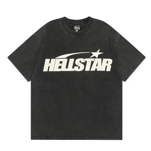 Mens Designer T Hellstar Camisa Gráfico Tee Hip Hop Verão Moda Tees Mulheres Designers Tops Algodão Camisetas Polos Manga Curta Alta Qualidade Hellstars Roupas