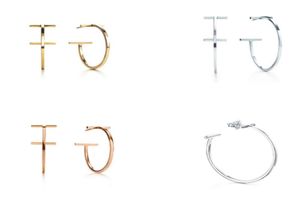 Jubileumsstil Par T Cast Earrings MS 11 Original S925 Silver Valentine039S Day Gift Hoop Huggie6179334