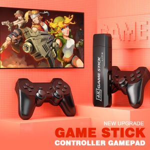 Console aggiornate X2 GD10 Game Stick Console per videogiochi 4K 2K Due gamepad 64G 128G con 40000 giochi gratuiti per giochi arcade retrò PS/MAME