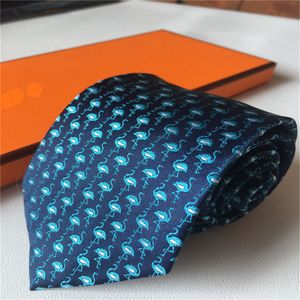 2024 Fashions Nya herrar tryckt 100% Tie Silk Slips Black Blue Aldult Jacquard Party Wedding Business Woven Fashion Design Hawaii Neck Ties Box