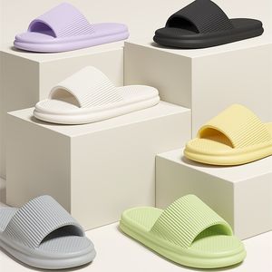 Womens Summer Slippers by Rubber Flat Platform Sole Sandals Rubber Foam Shoes Multi