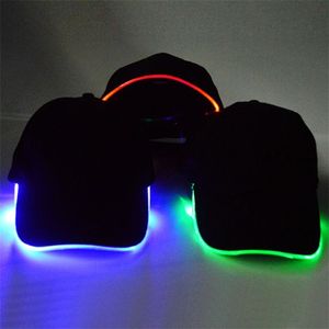 Mode Led Light Up Baseball Hat Glow in Dark Party Cap204h