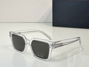 Occhiali da sole quadrati in cristallo grigio scuro fumo 03z uomo moda estate sunnies occhiali con protezione UV Sonnenbrille con scatola