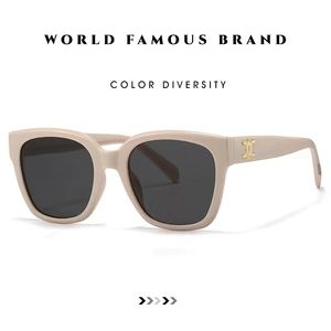 Women Arc Cat's Sunglasses Hot Eye Sunglasses Glasses 2024 for Retro Ce's De Triomphe Oval French High Quality Sun Sun