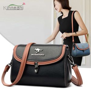 Neue Marke Designer Stil Damen Umhängetaschen Mode Colorblock Lock Design Damen Messenger Bags Retro Damen Ledertaschen