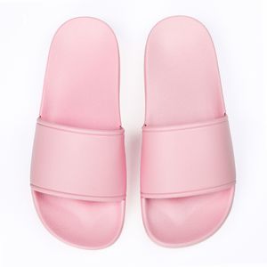 Sommersandalen und Hausschuhe für Männer und Frauen, flache, weiche, lässige Sandalenschuhe aus Kunststoff für den Heimgebrauch in Rosa