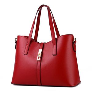 HBP Moda donna borsa totes borsa borse a tracolla da donna retrò borsa rossa Color228R