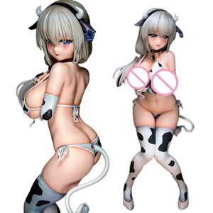 Anime manga 21cm uzaki tsuki uzaki-chan wa asobitai pvc sexig naken flickor action figur anime modell hentai leksaker samling dockvänner gåvor