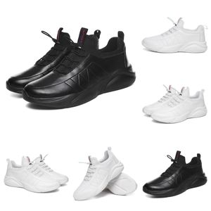 2024 Hochwertige Laufschuhe für Männer und Frauen, dreifach schwarz, weiß, Leder, Plattform, Sport-Sneaker, Herren-Trainer, selbstgemachte Marke, hergestellt in China, 36–45